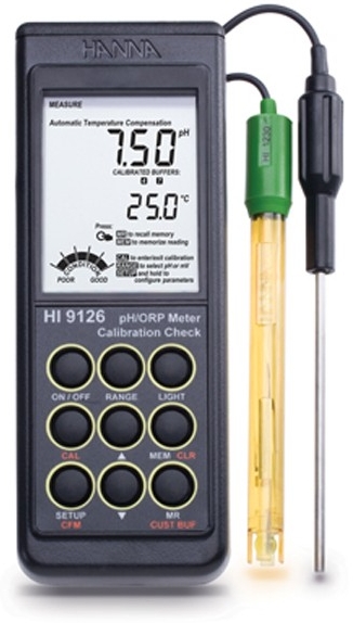 HI-9126N Waterproof pH/ORP Meter with CalCheck [HI-9126N]