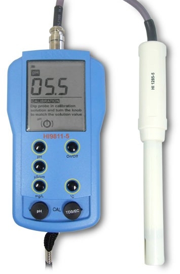 HI-9811-5N pH/EC/TDS/°C Portable Meter [HI-9811-5N]